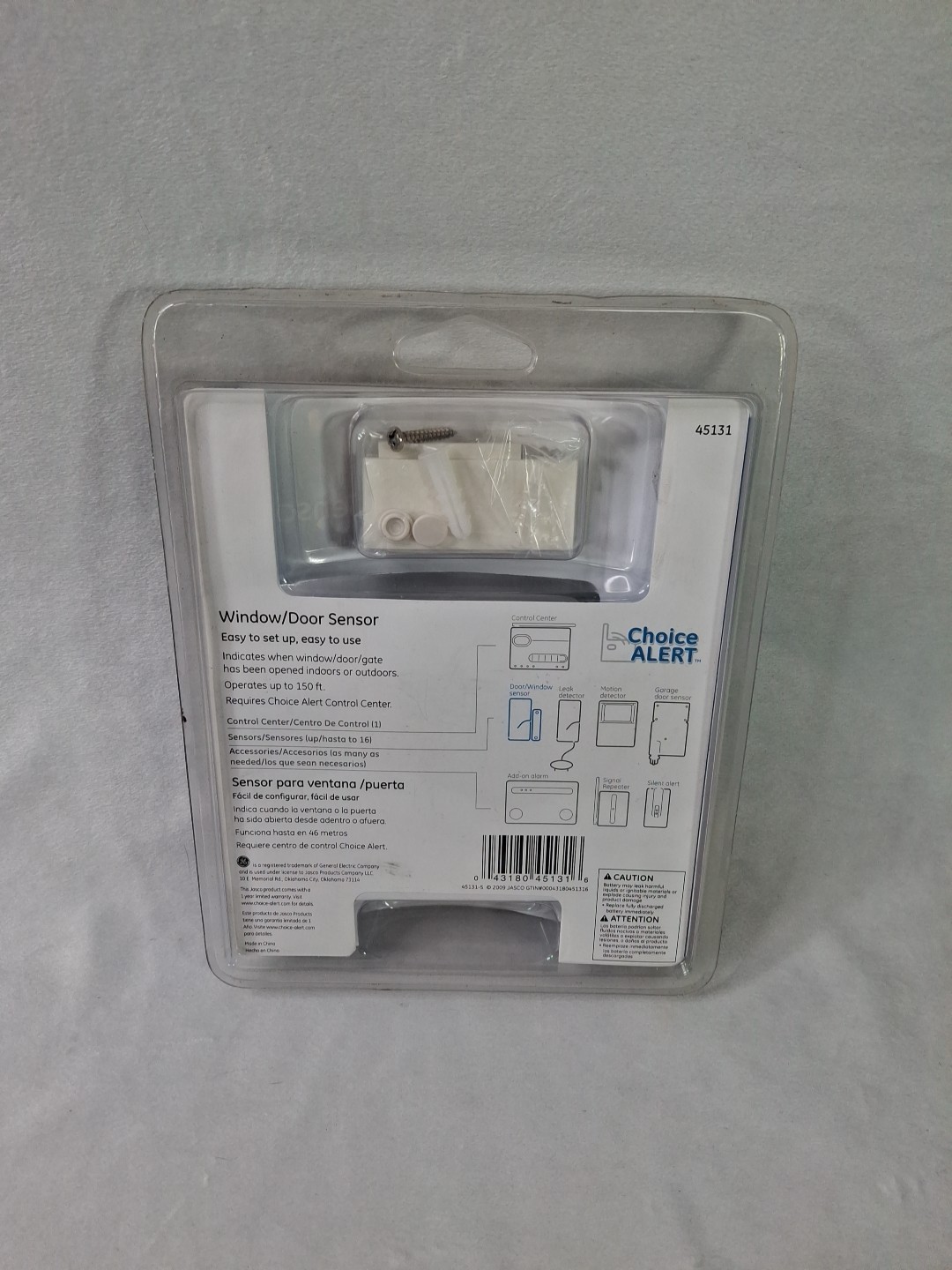 GE Choice Alert Wireless Alarm System Window/Door Sensor