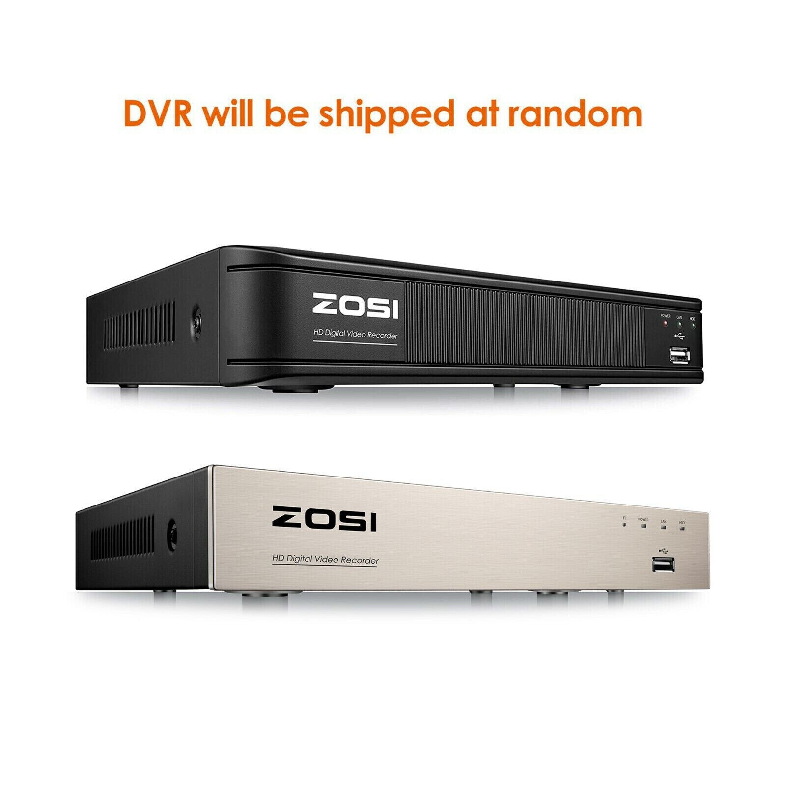 ZOSI CCTV 8CH DVR Home Security Camera System 1080p Outdoor Cameras Night Vision