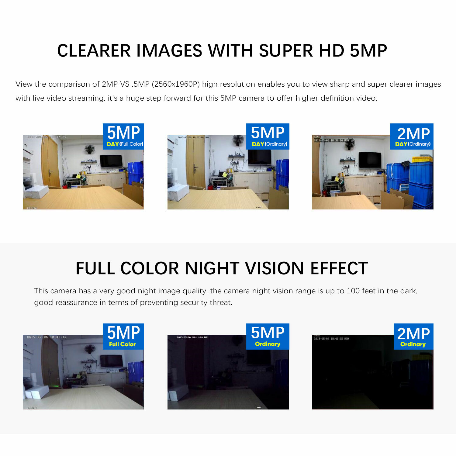 5MP Color Night Vision PoE IP Security Camera – Add on poe camera for our NVR