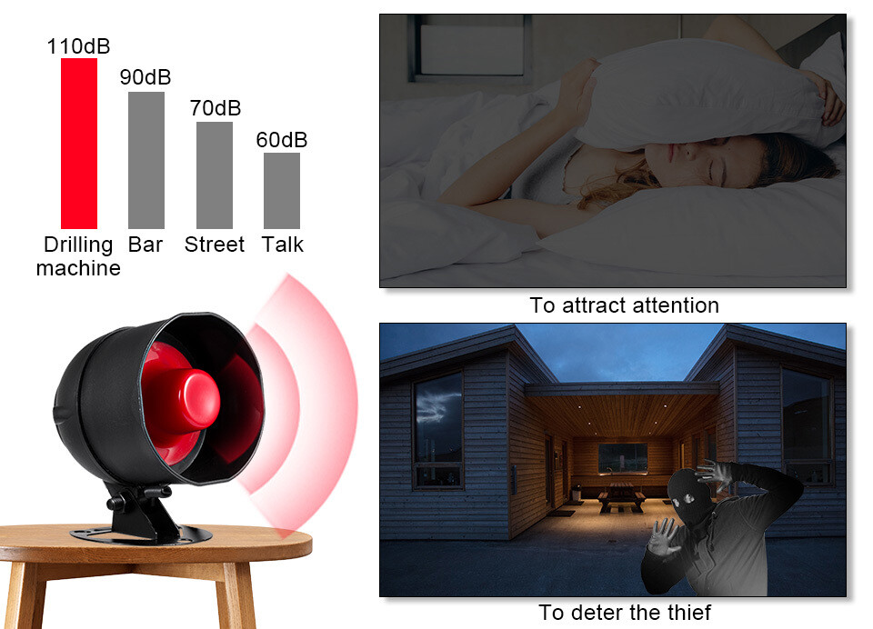 New Wireless Home Shop Alarm Security System Alert Garage Burglar Door Sensor