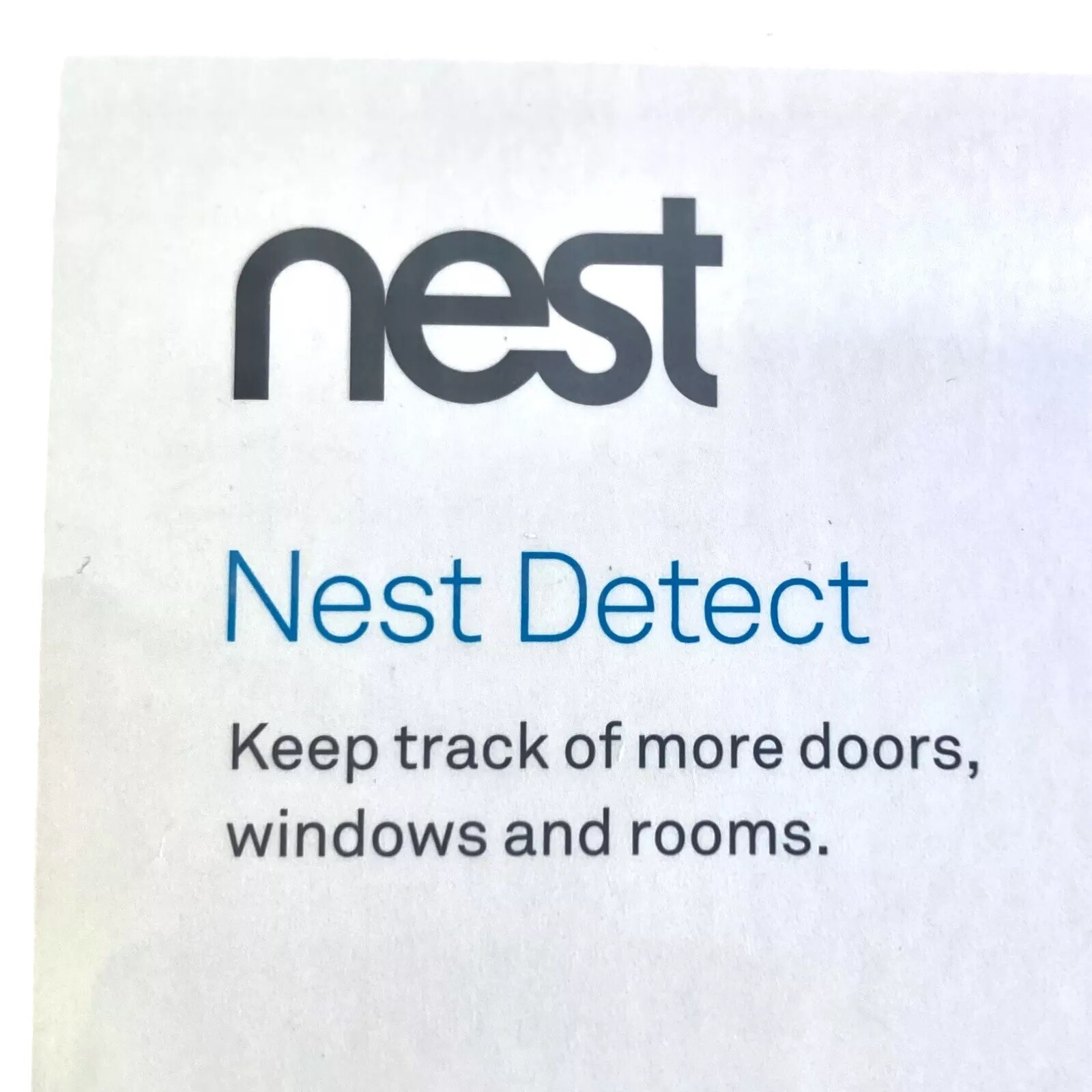 Google Nest Detect Sensor for Doors,Windows,Motion,H1100WES NIB Sealed,Free Ship