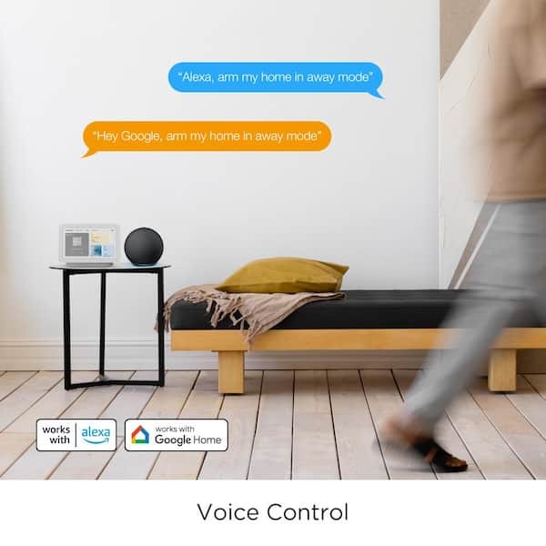 New Defiant 1010 516 033 Self Monitored Smart Home Alarm System Powered Hubspace
