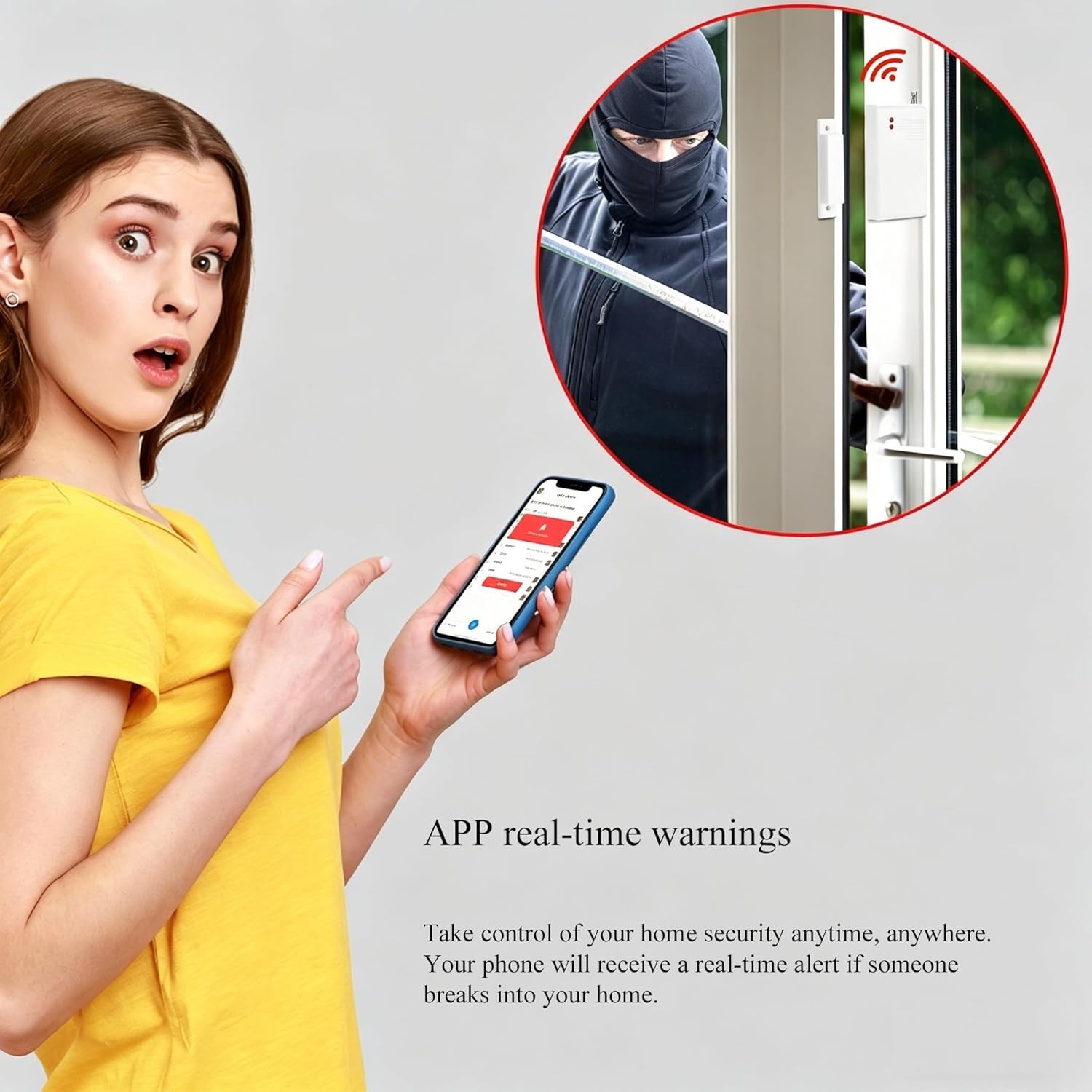 Battery-Powered 24PCS Home Security Kit: Wireless Installation & Motion Alerts