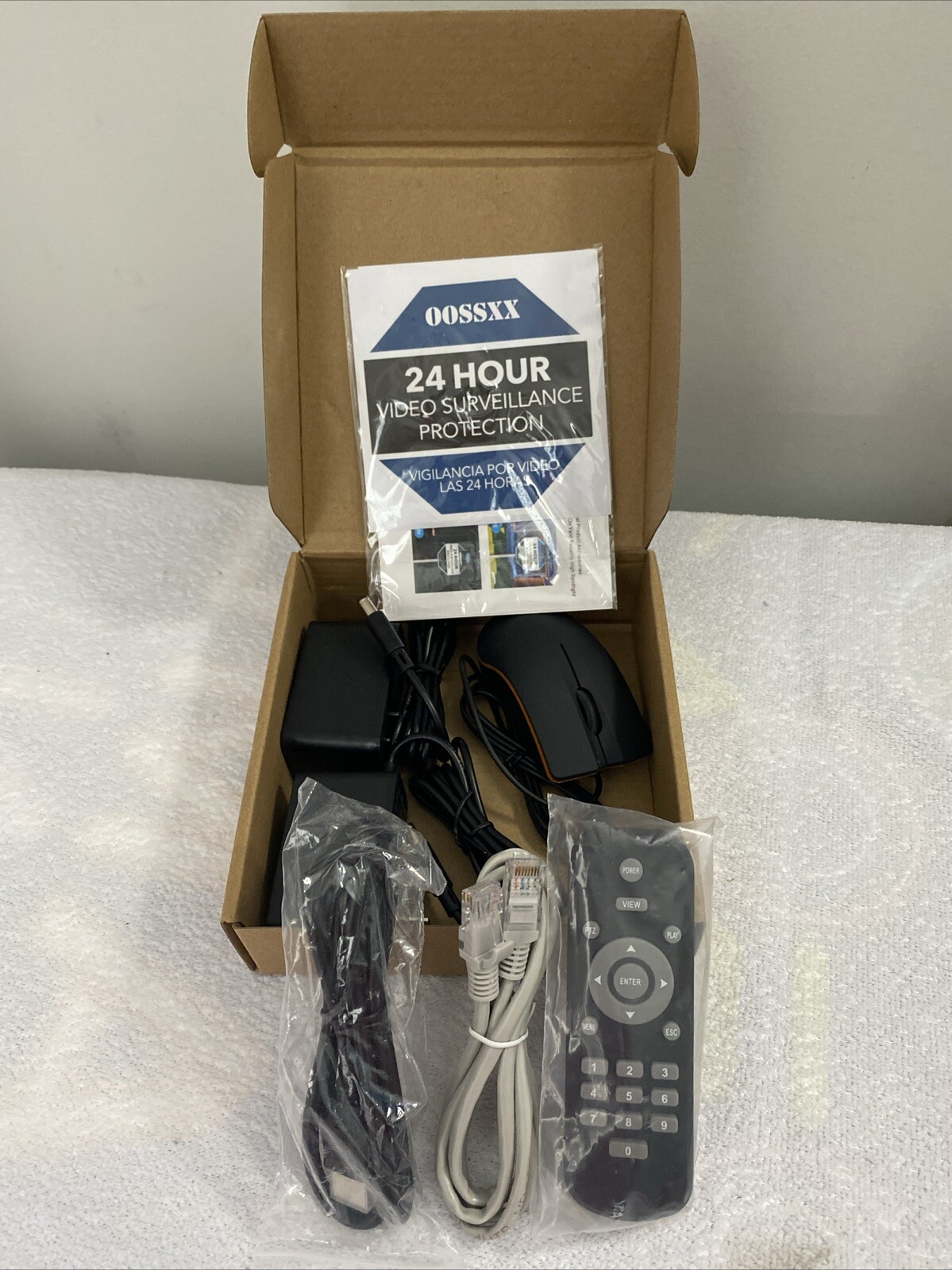 OOSSXX PoE+ DVR + 6 Cameras Set Why 8.0 Mega (4K) 25/30 FPS Network Camera Range