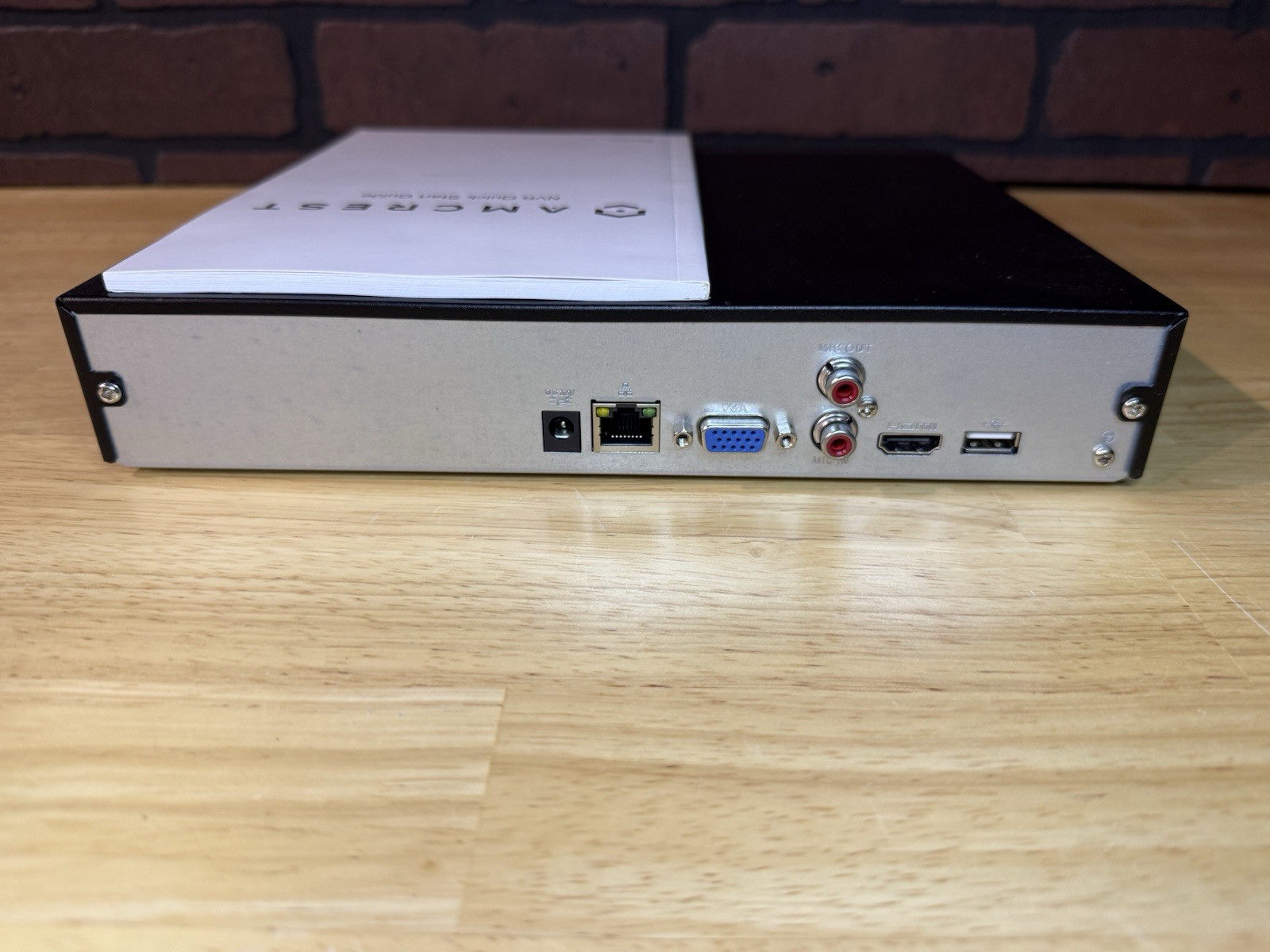 Amcrest NV4108-HS 4K NVR (8CH 1080p/3MP/4MP/5MP/6MP/8MP) (No WiFi) Open Box