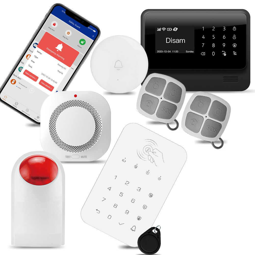 New G90C WiFi GSM SMS Wireless Home Alarm Security System Accessories Lot