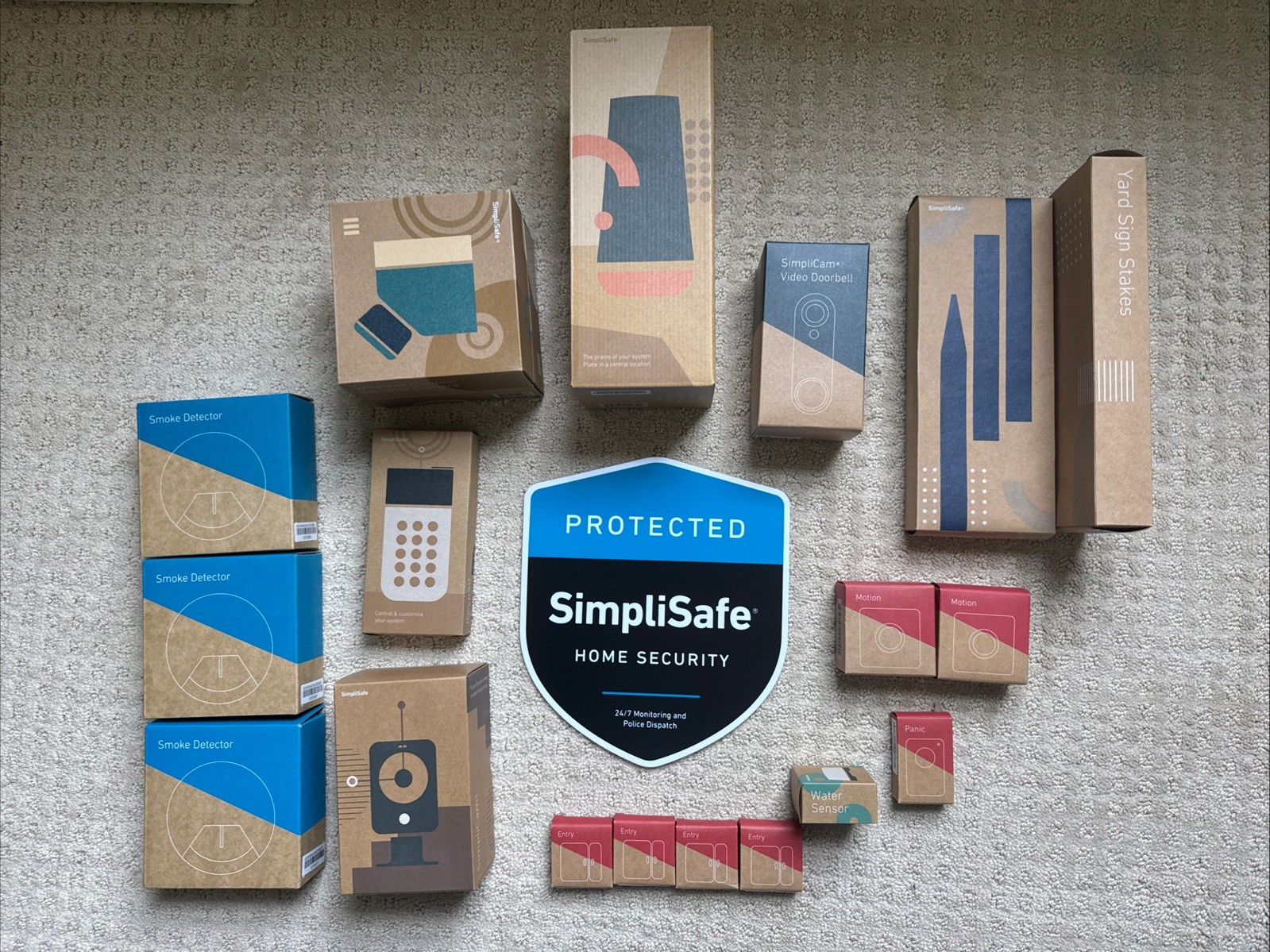 SimpliSafe 20pc Home Security System New in Box