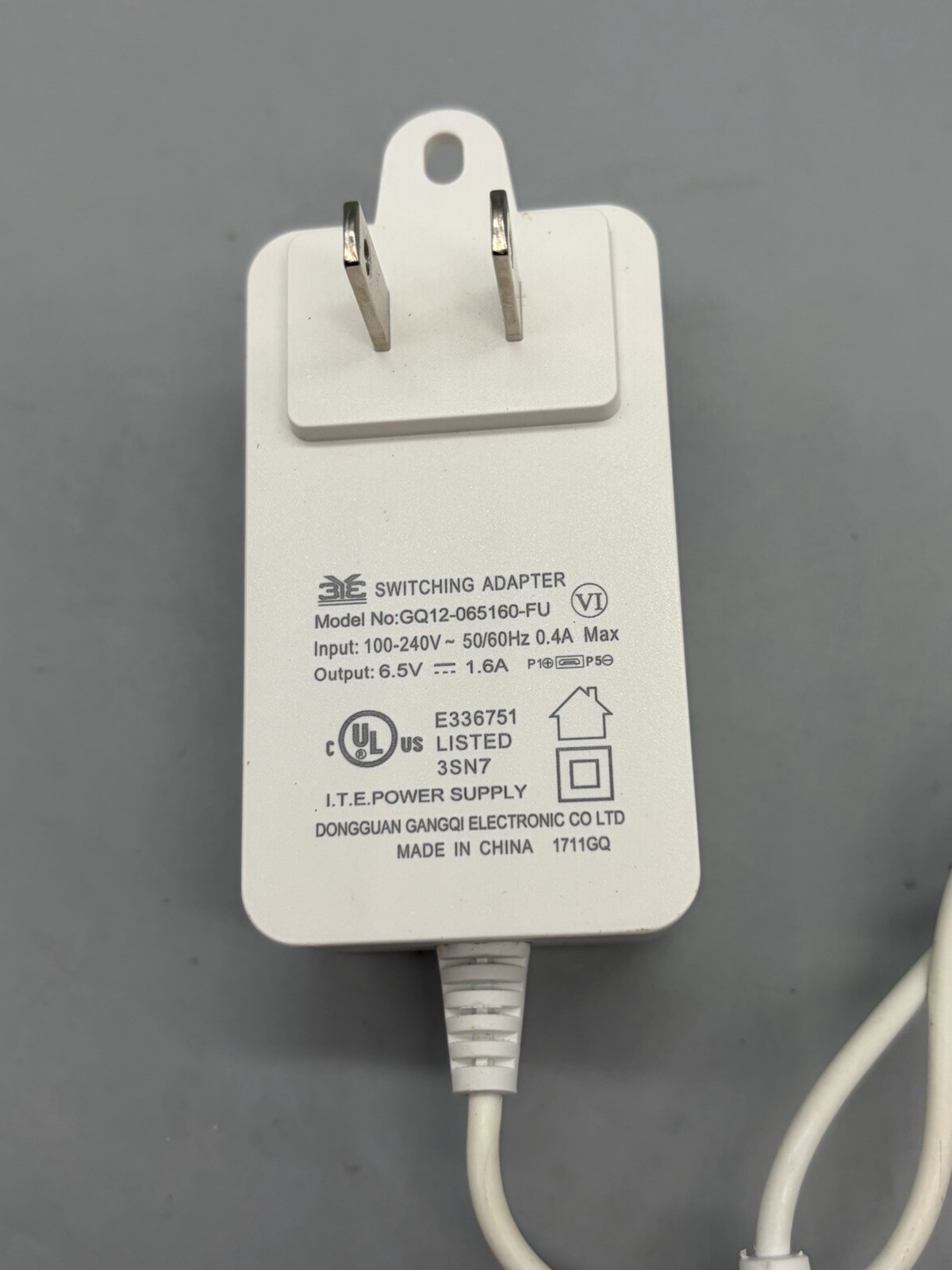 Power Supply Adapter Cord for SimpliSafe Security SSBS3 BS3W Base Station