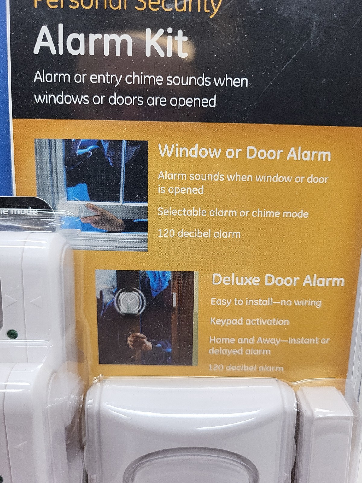 GE Window / Door Alarm Kit Personal Security Entry Chime Mode 51107 New