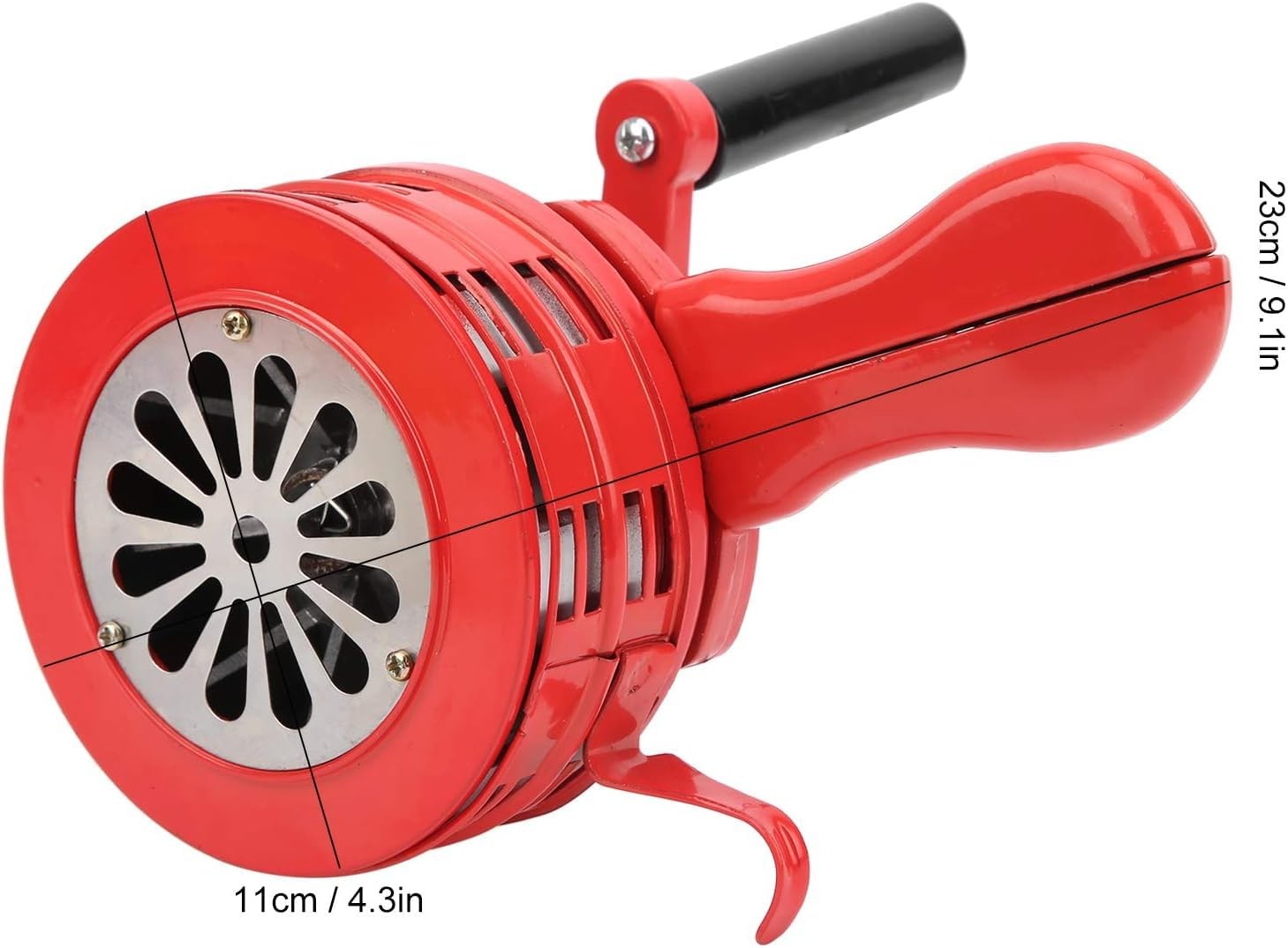 Hand Crank Siren Manual Handheld Air Raid Siren 110DB Lound Emergency Safety …