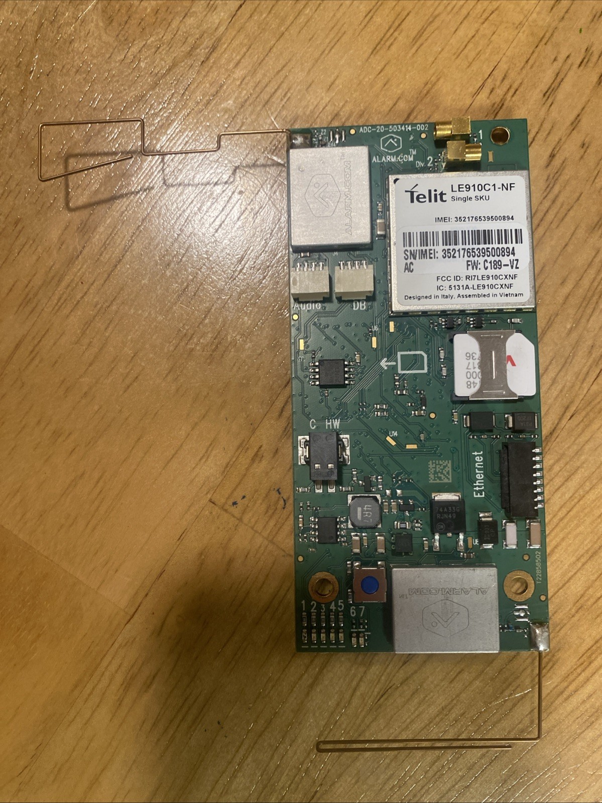 Alarm.com CD-410-US-VZ-LTEUP Concord LTEUpgrade Module for Verizon