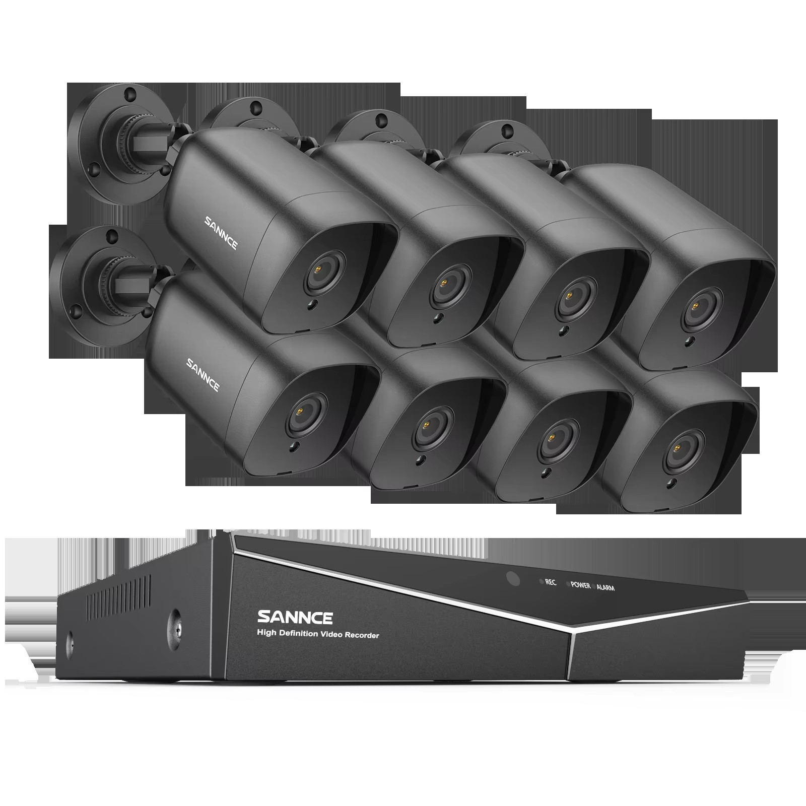 8CH 1080P Lite DVR CCTV System 4/8Pcs FD 2.0MP Security Cameras IR Outdoor IP66