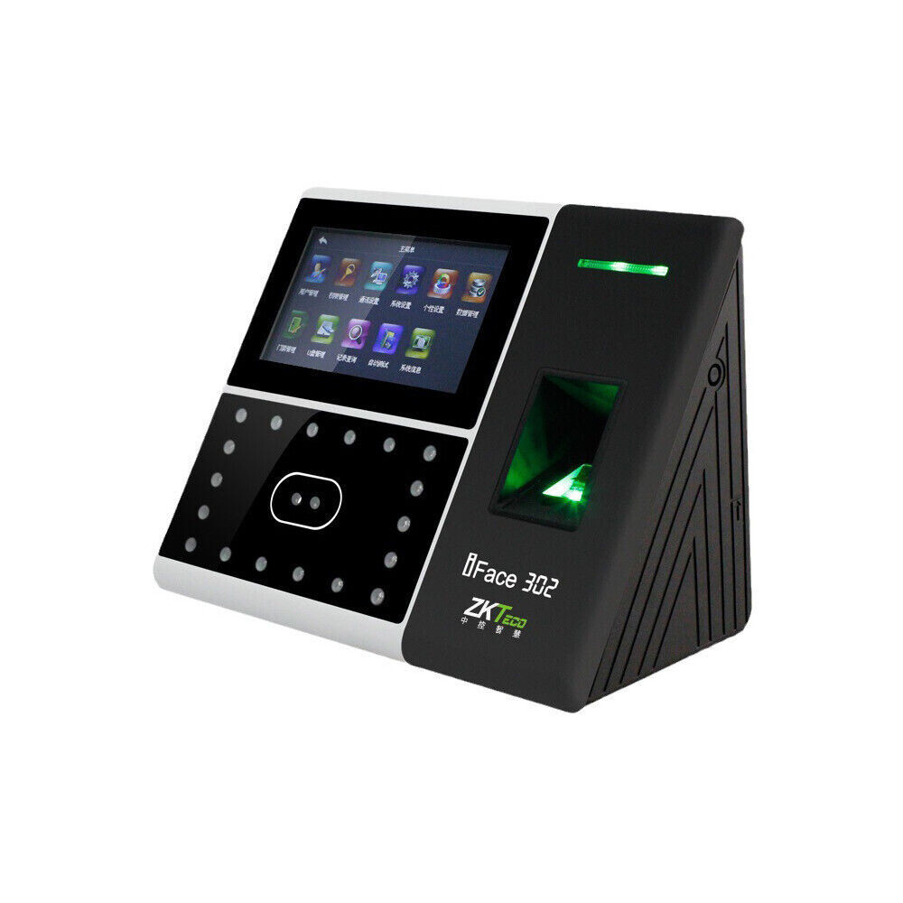 iFacial+ Finger TCP/IP Biometric Fingerprint Time Clock Access Control /iface302