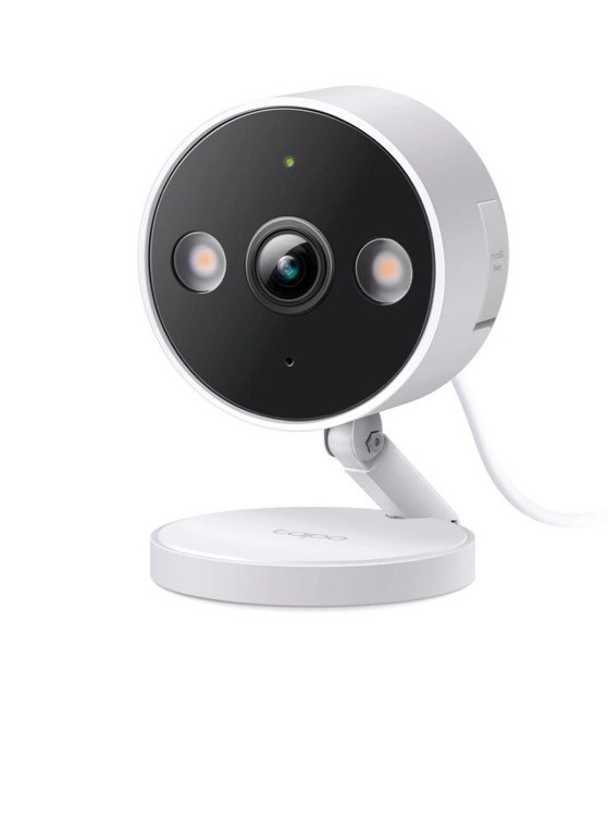 TP-Link Tapo 2K QHD Security Camera, Indoor/Outdoor, Color Night Vision, Free Pe