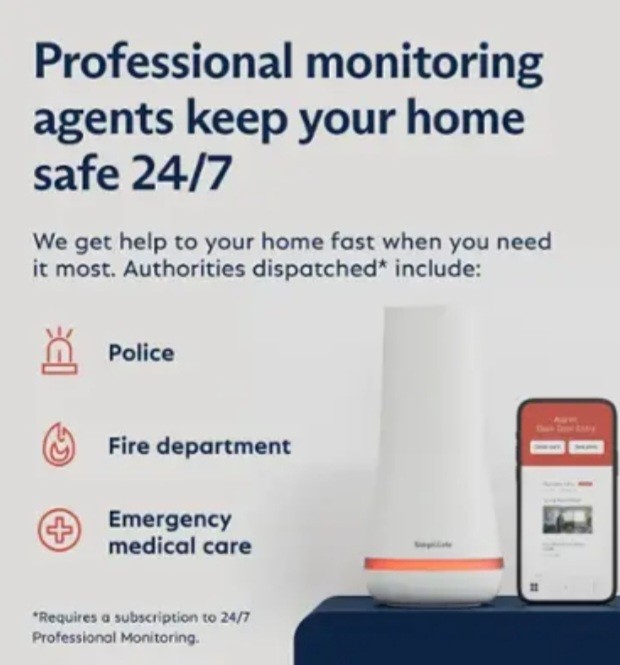 Simply Safe Home Security System w Outdoor Camera NEW