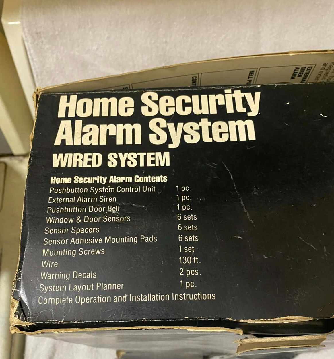 Vintage Fortress Home Security Alarm System Wired DA-9700 In Box