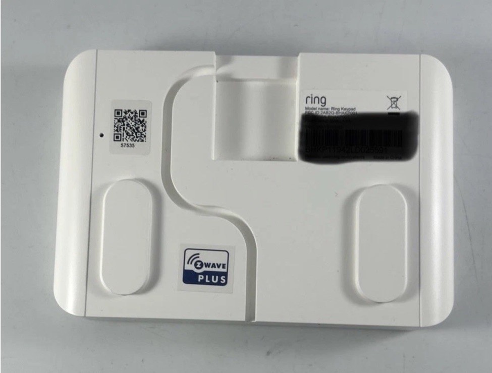 Ring Z Wave Plus Wireless Indoor Alarm Security System Base + Keypad