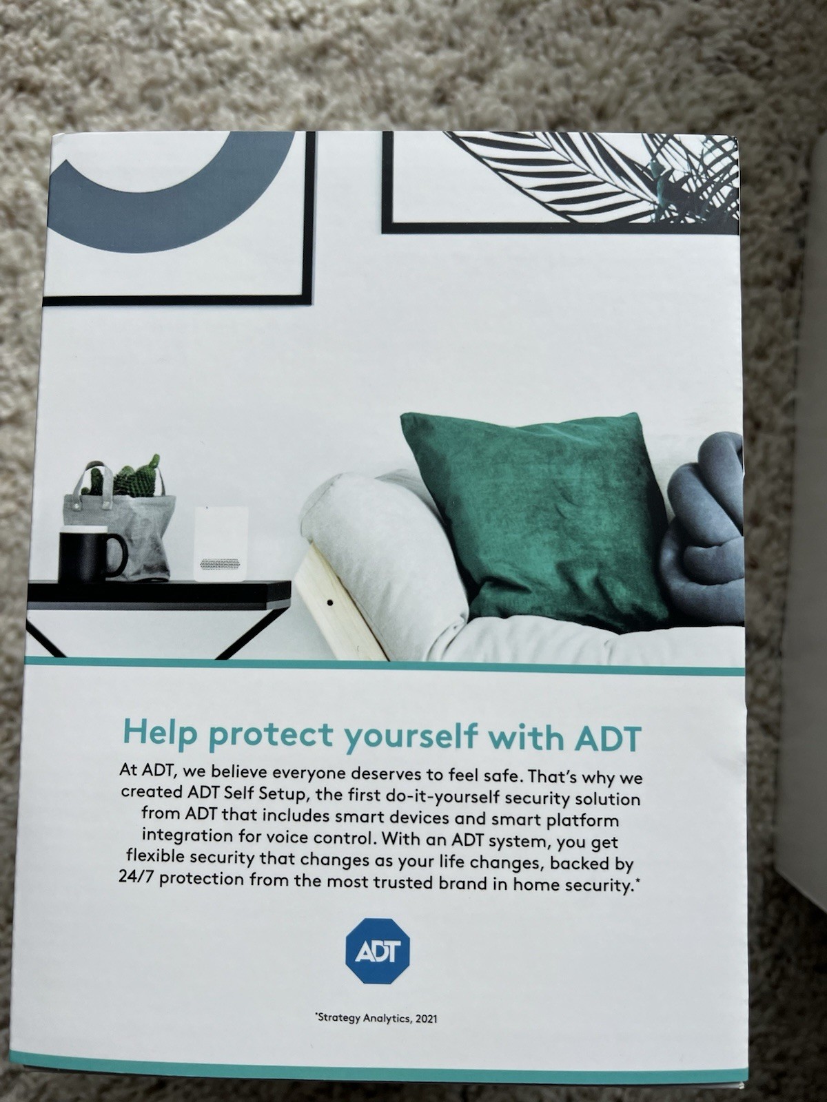 ??ADT Self Setup Alarm System Door/Window & Motion Sensors ADT Yard Sign??