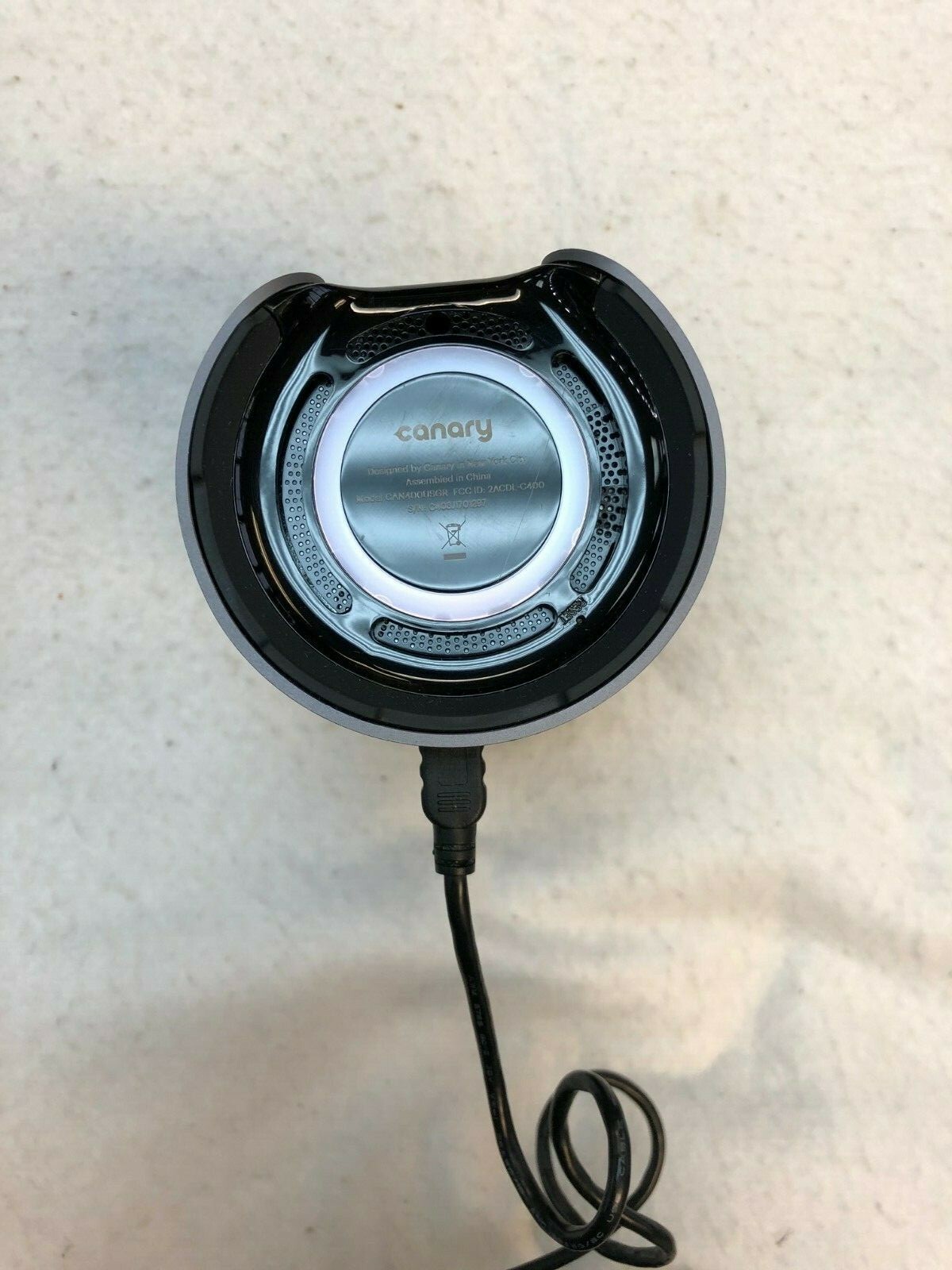 Canary CAN400USGR All-in-one Home Security Device For Parts ONLY – Activated