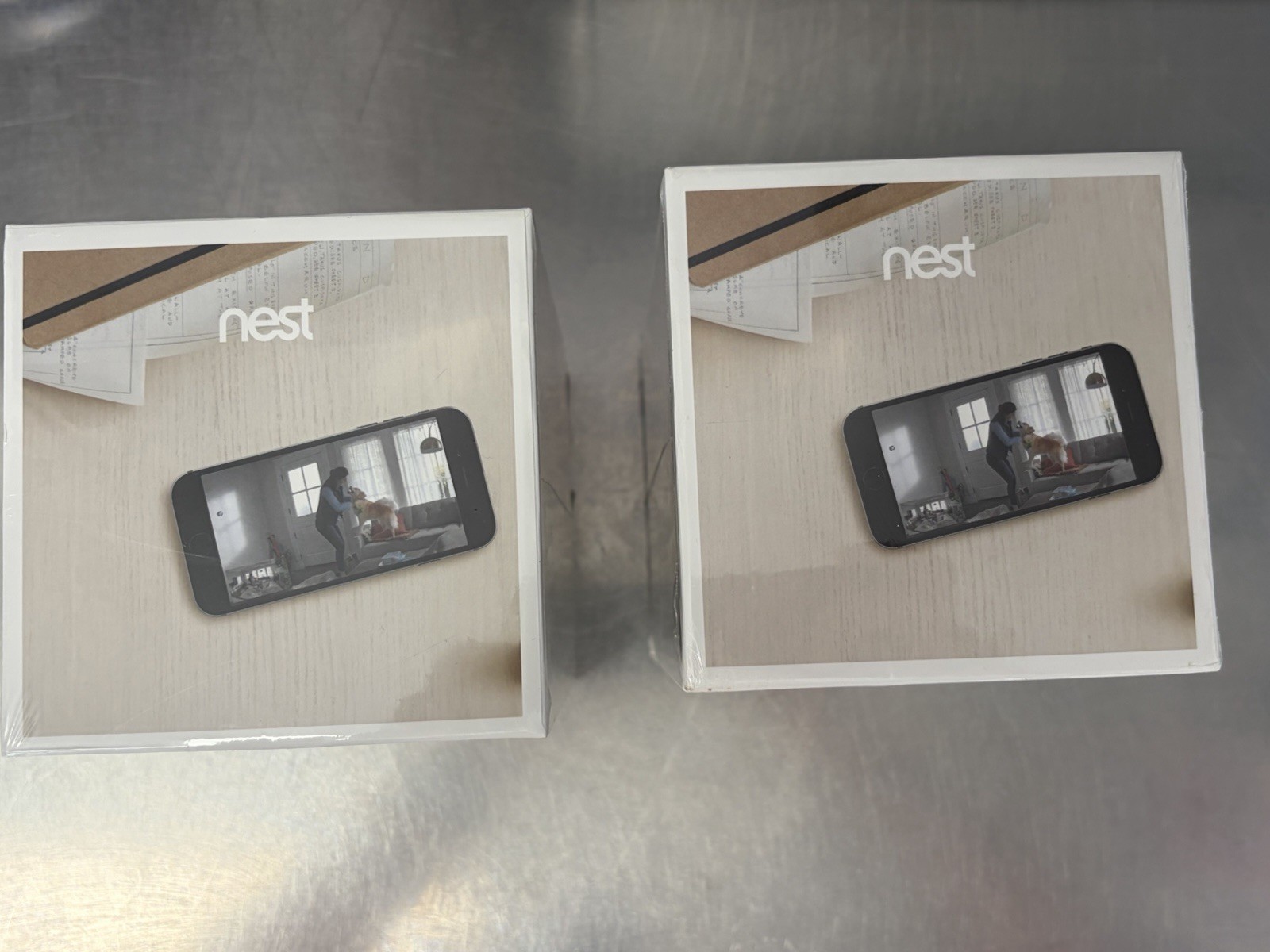 2-pack SEALED Nest Cam IQ Indoor Security Camera 1080p HDR Wi‑Fi White NC3100US