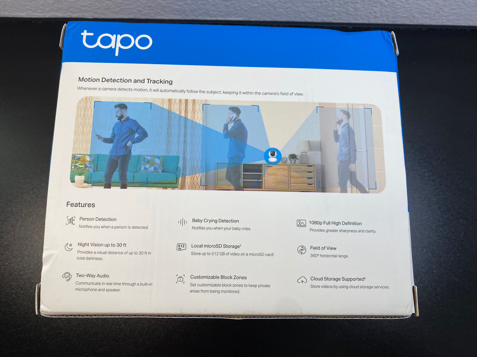Tp-link 1080p H.264 Pan Tilt Home Security Wi-fi Camera Tapo C200 tapoc200