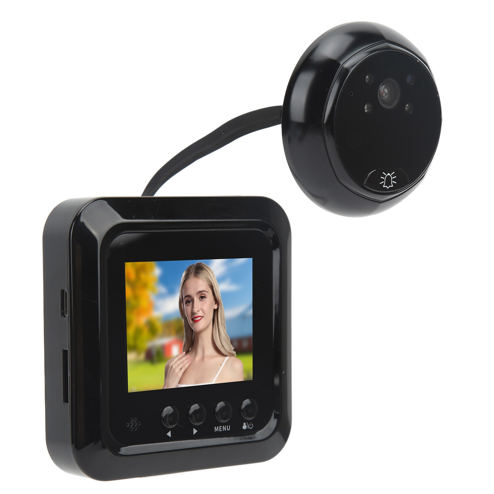 Video Door Phone System Digital Door Viewer Infrared Night 160 Degree