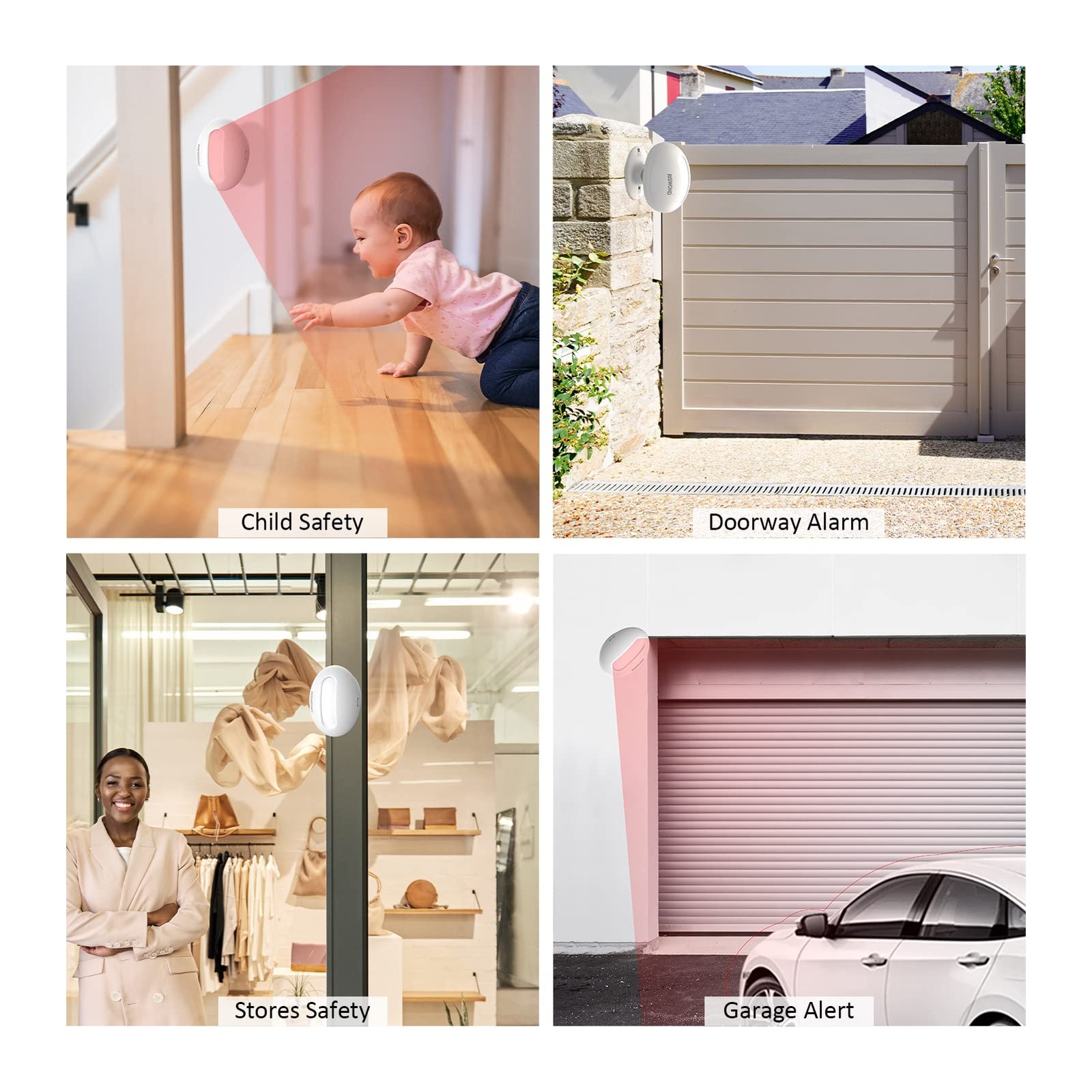 Wireless Motion Sensor Door 1 Receiver +1 Sensors, motion sensor doorbell