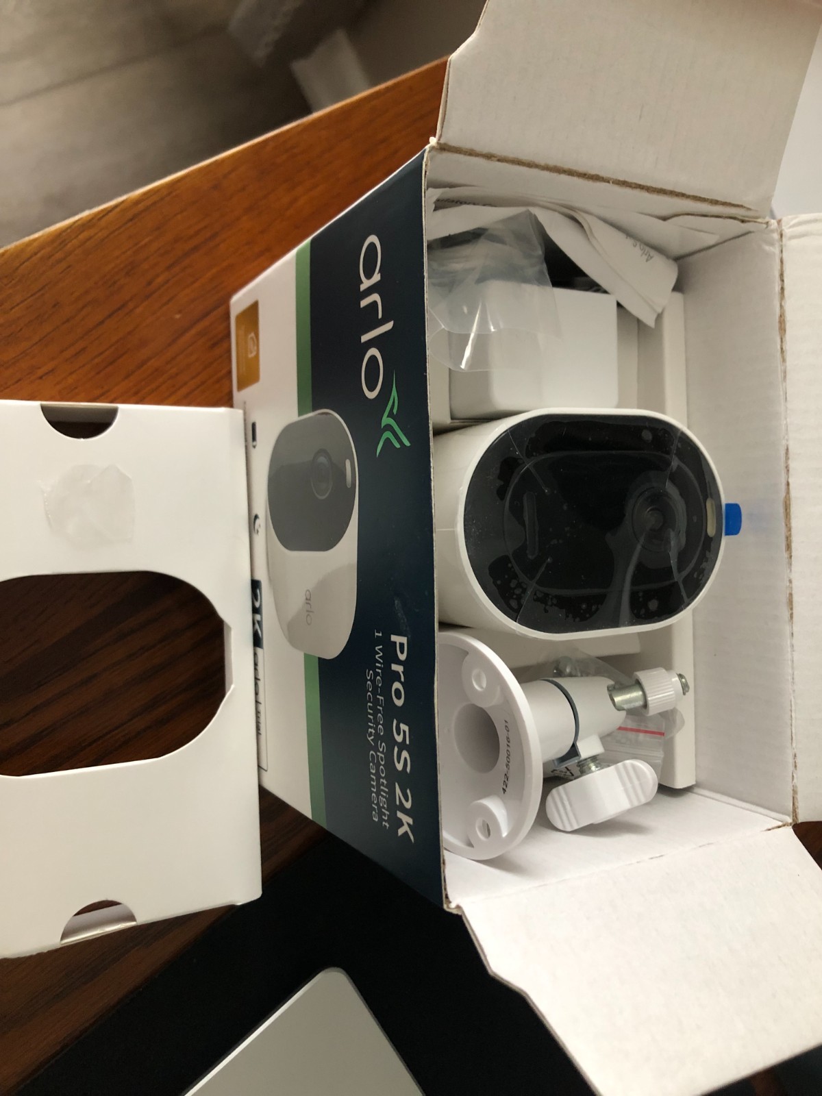 Arlo Pro 5S 2K Indoor/Outdoor Wire Free Spotlight Security Camera – White…