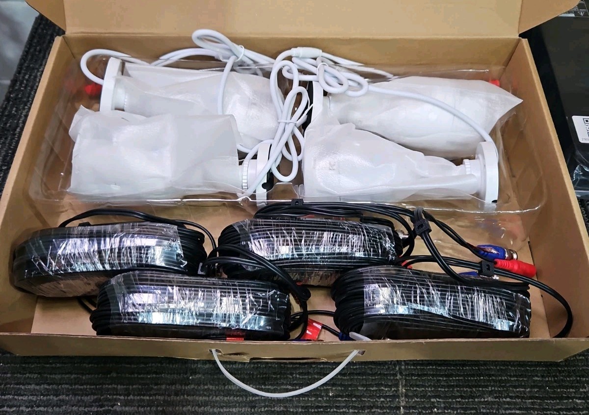 Zosi 8MM-252W4S-00-US DVR Video Surveillance System with 4 Cameras & H.265+ DVR