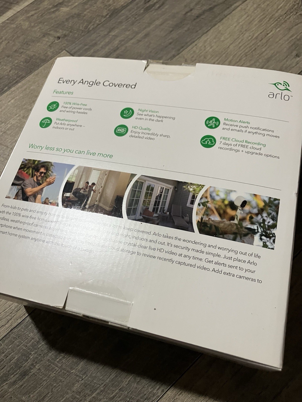 Netgear Arlo 4 wire-free HD Security Cameras VMS3430-100NAS (New, Open Box)