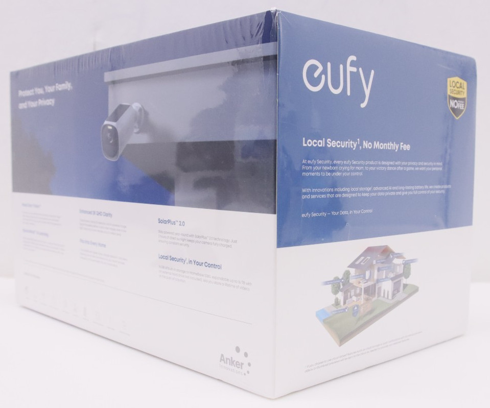 eufy – eufyCam E40 2-Cam Kit (HomeBase S380) Outdoor Wireless Solar Security New