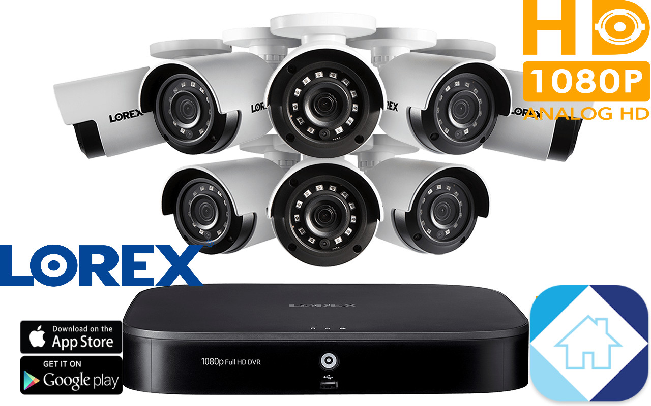 LOREX 1080p HD 16-Channel 2TB DVR Security System & 8 x 1080p Outdoor Cameras?