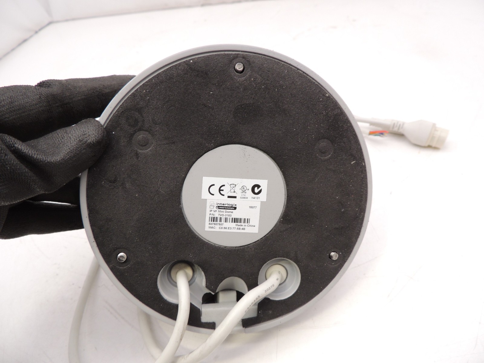 Interlogix TruVision TVD-3103 1.3MP IP Security Dome Camera 12V PoE Tested Reset