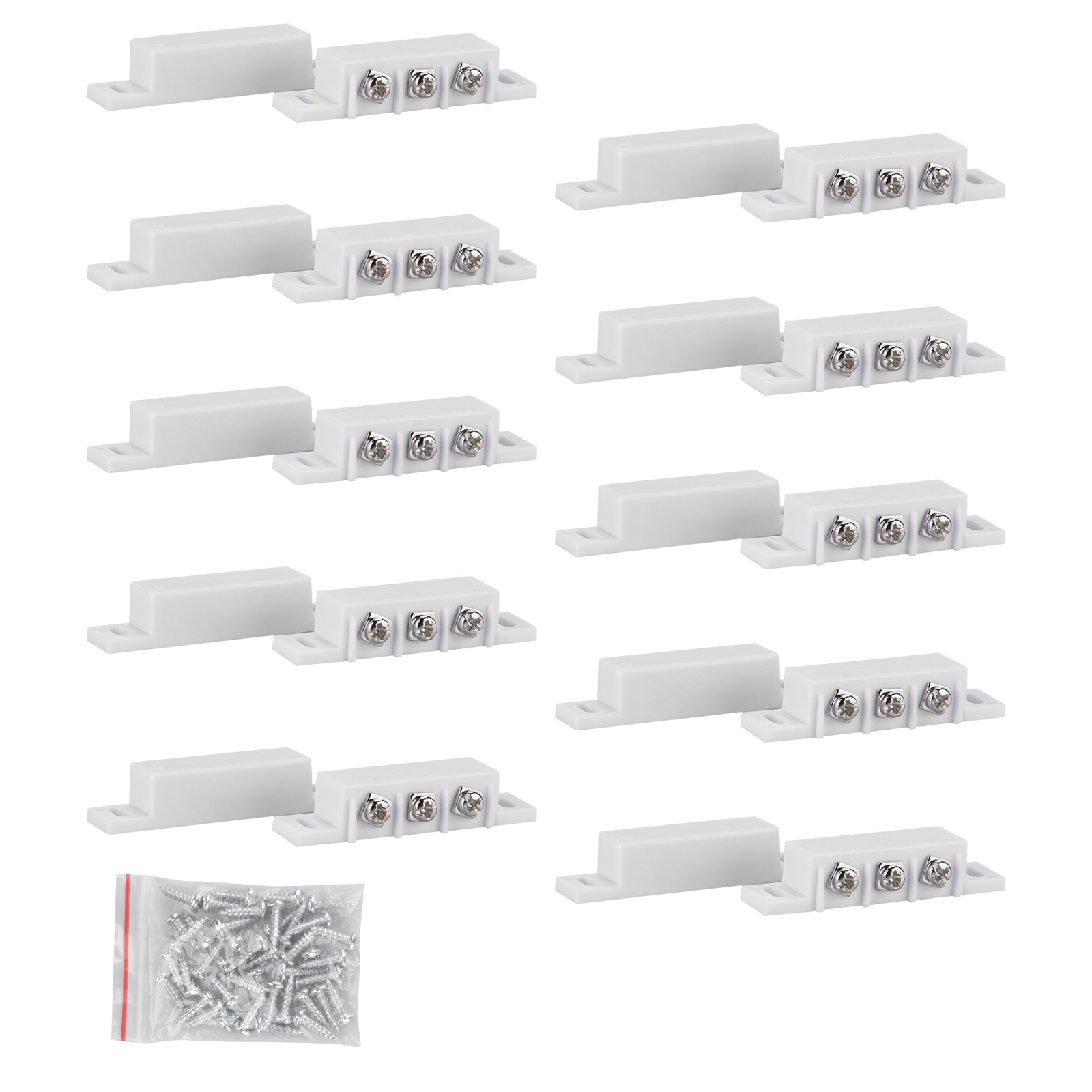 10X ABS 31B For Security Magnetic Reed Switch NC NO Combined Door Contact Sensor