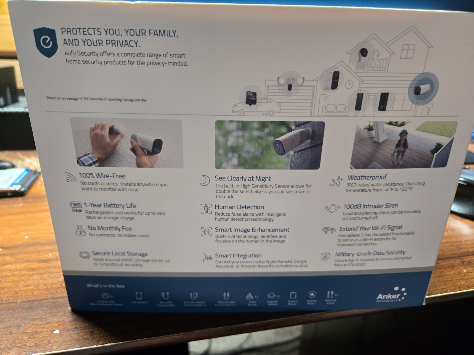 Anker EufyCam 2-Cam Wireless Home Security Camera System