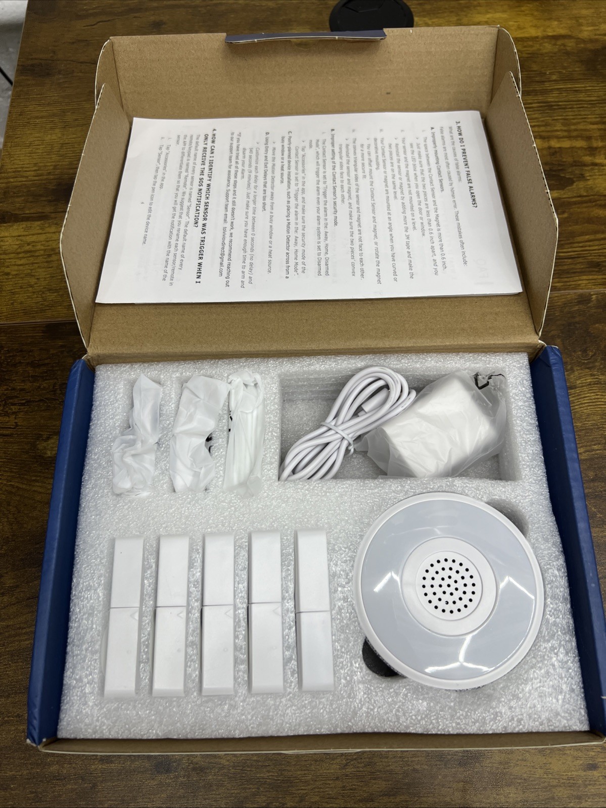 Tolviviov WiFi Door Alarm System, Wireless DIY Smart Home Security System