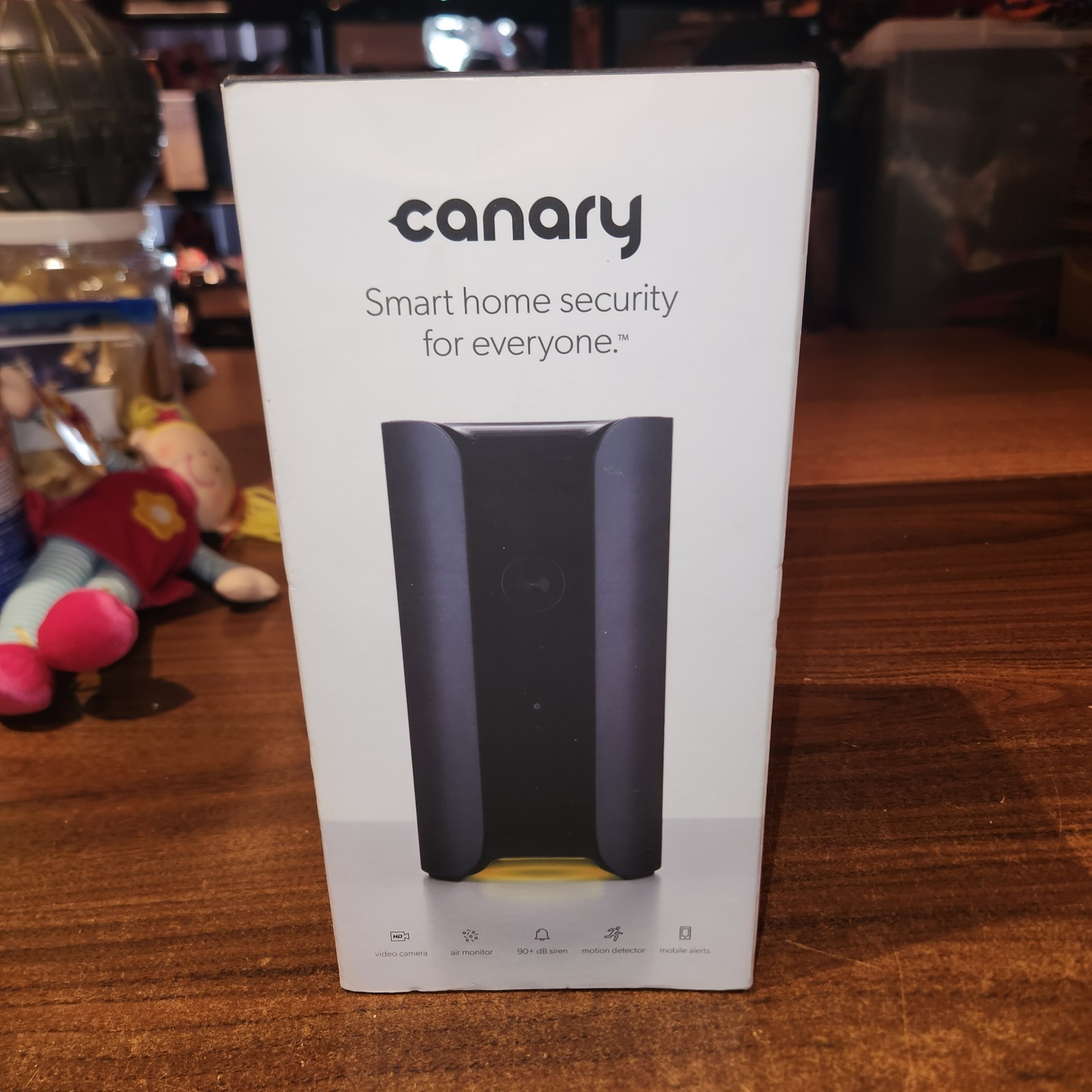 CANARY All-in-One Indoor 1080p HD Security Camera Black Complete Works
