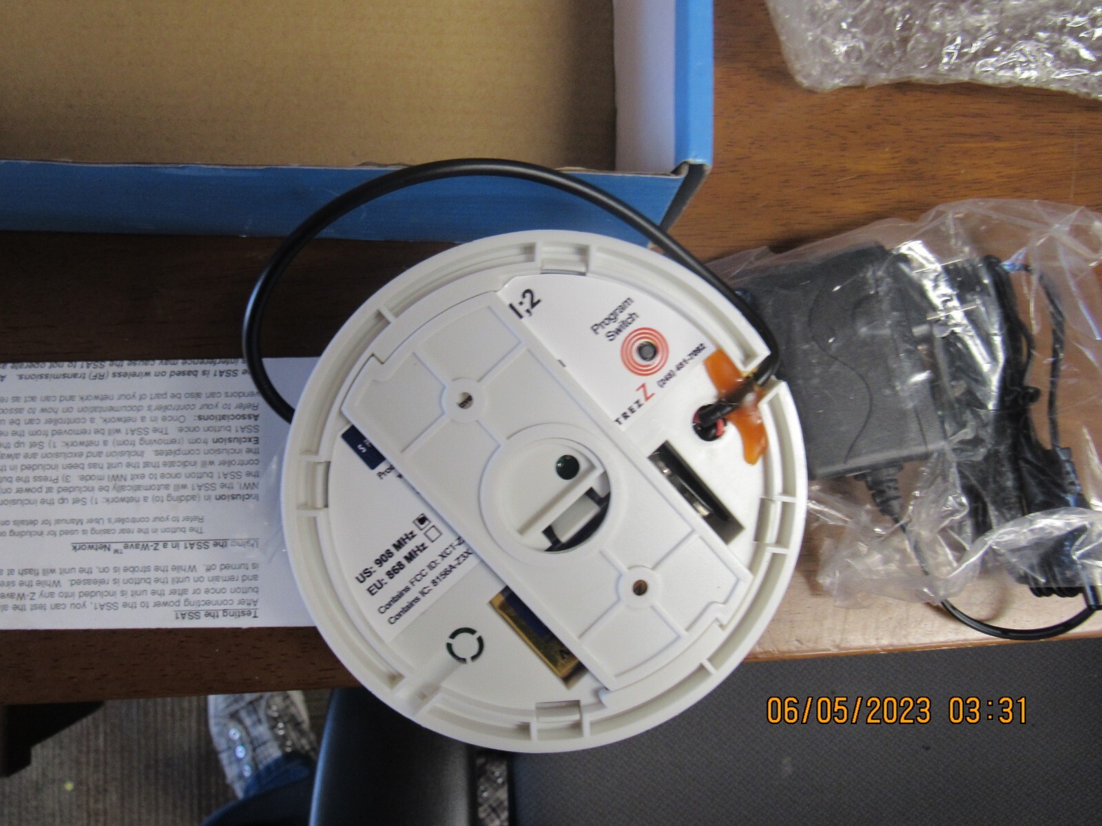 Fortrezz-Wireless Z-Wave Siren Strobe Alarm-SSA1