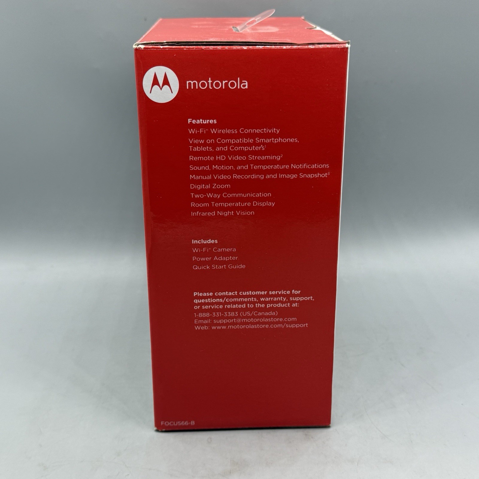 Motorola FOCUS66-B Wi-Fi HD Home Monitoring Camera