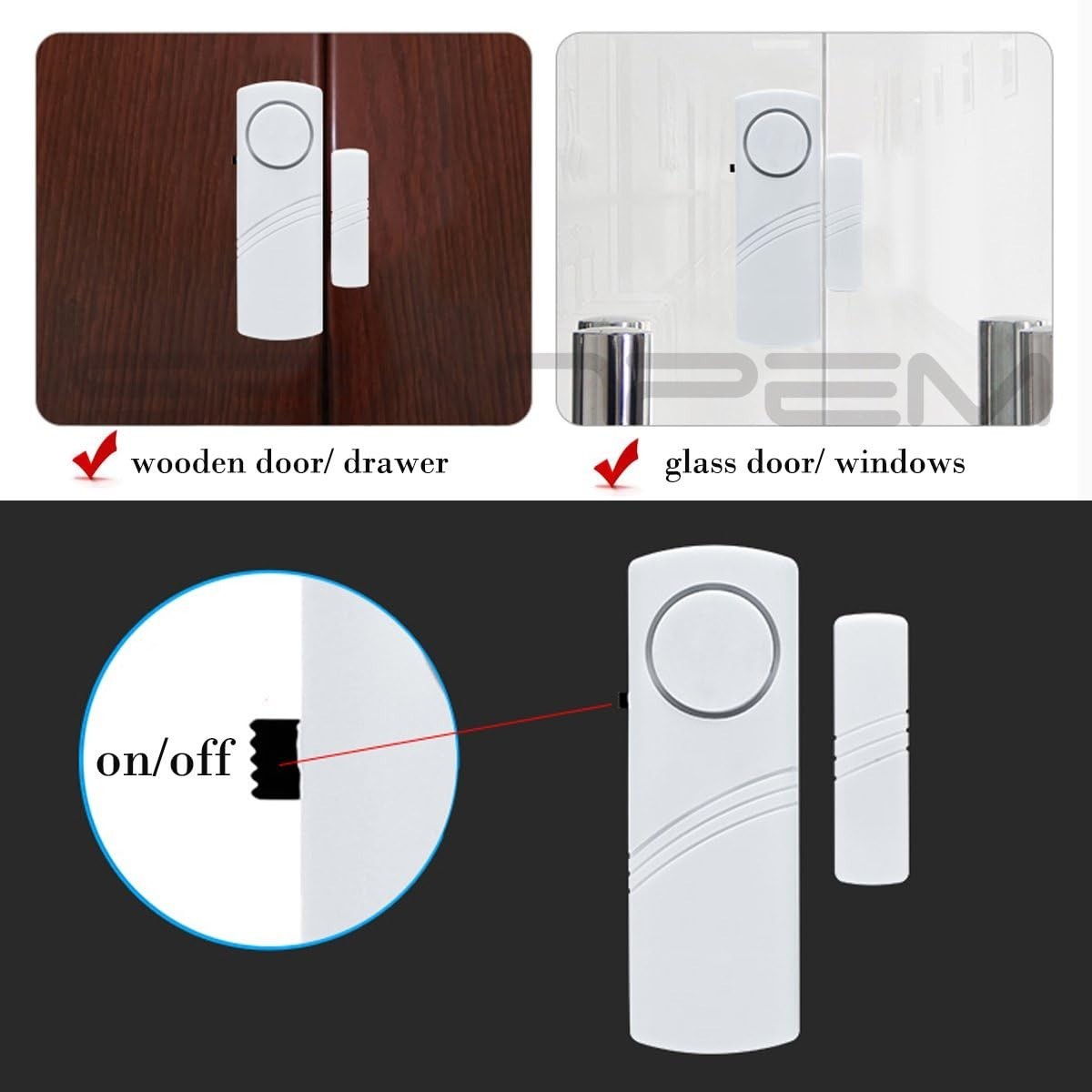 Battery Powered Motion Alert Security Kit – Floor-to-Ceiling Home Protection