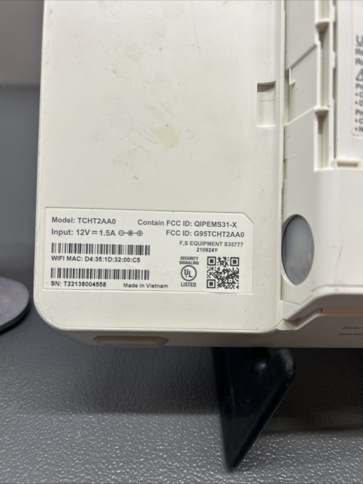 Comcast Xfinity Home Security Touchscreen XH2-TC TCHT2AA0 With Camera