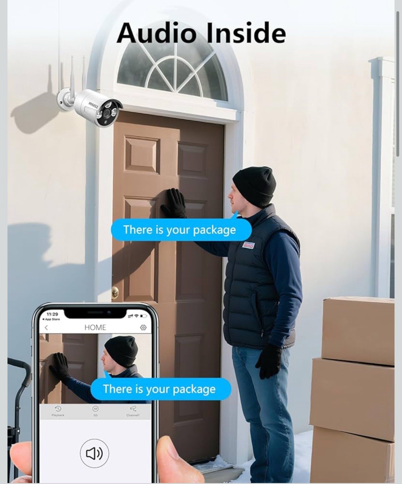 (2026 Update) Wireless Security Camera System, 10CH Wifi NVR with 8 X 3MP Dual A