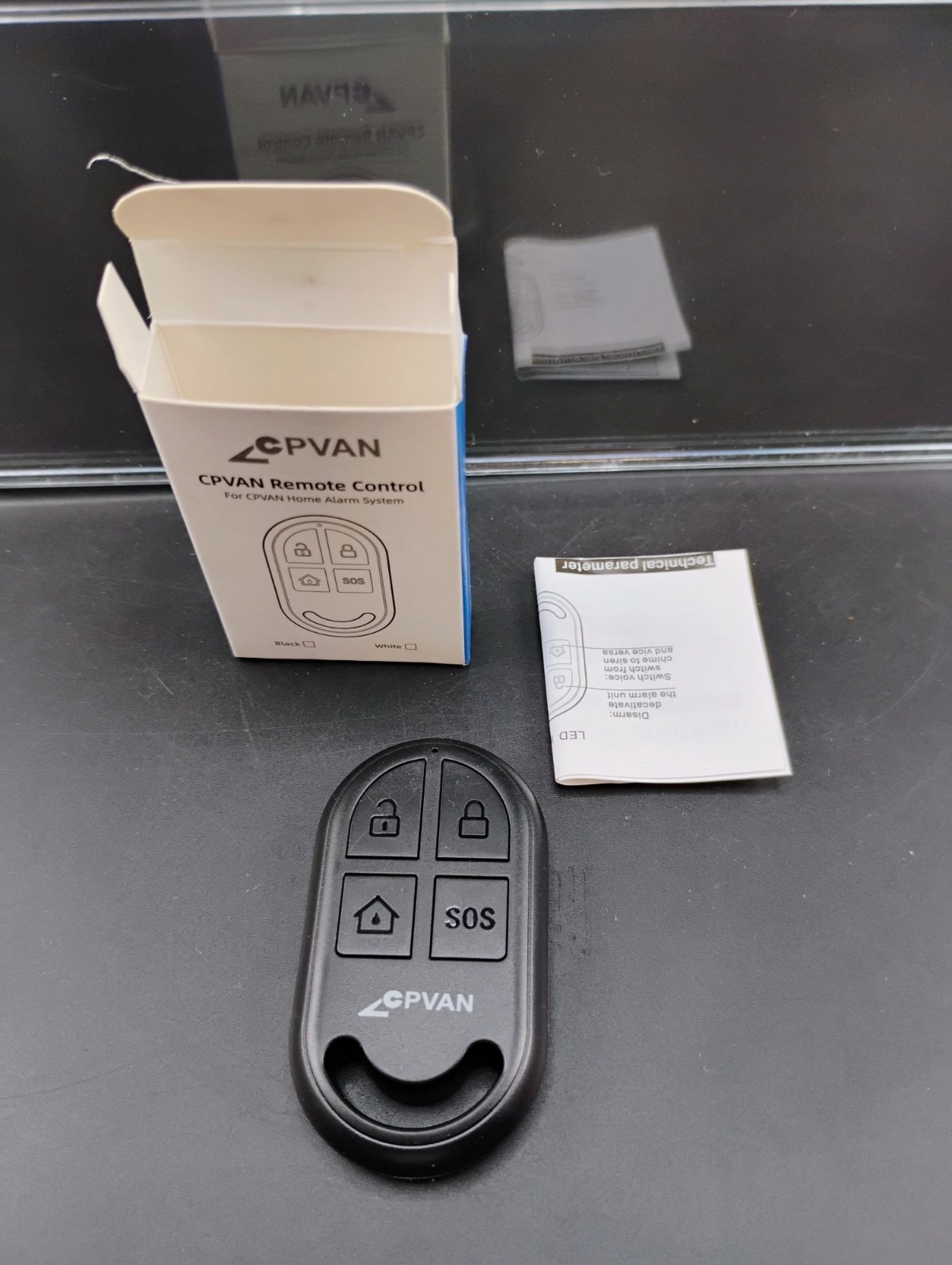CPVAN Remote Control For Home Alarm System Black Security