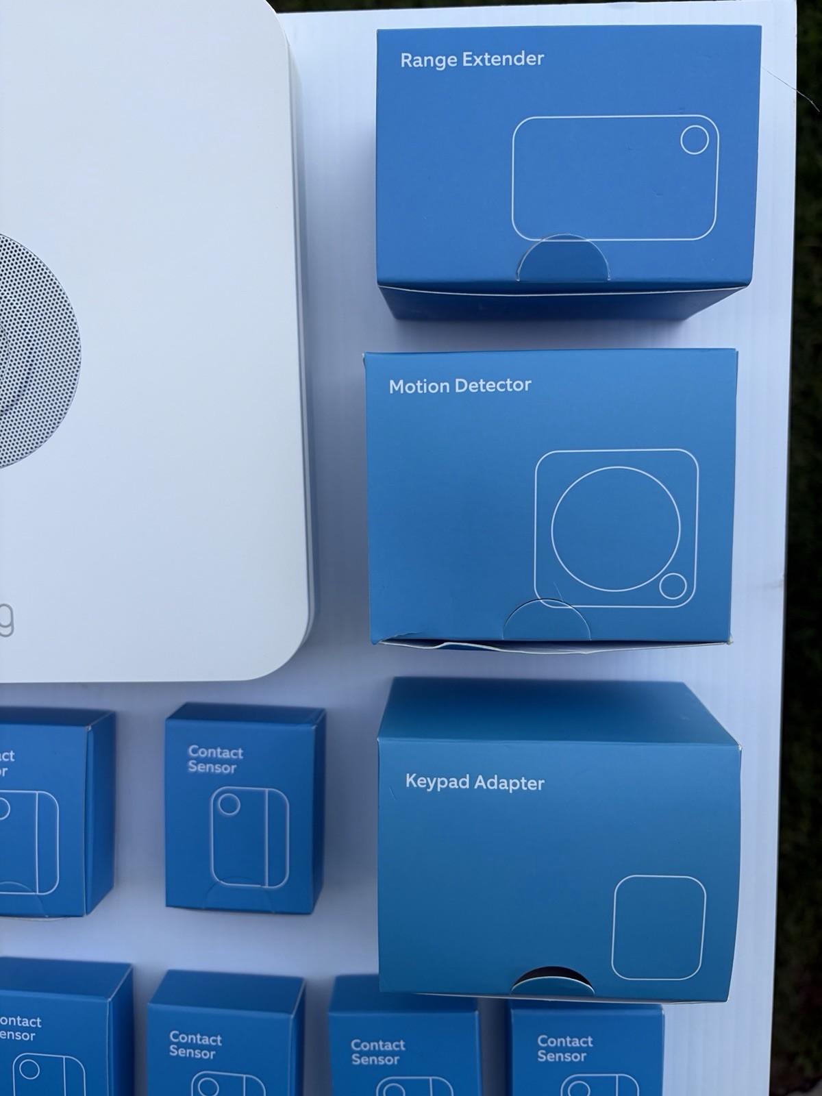 RING Alarm System Security Kit w/Instructions no box Tested Works White