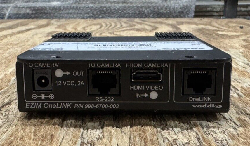 998-6700-003, Vaddio EZIM OneLink Camera Interface NO AC Adapter