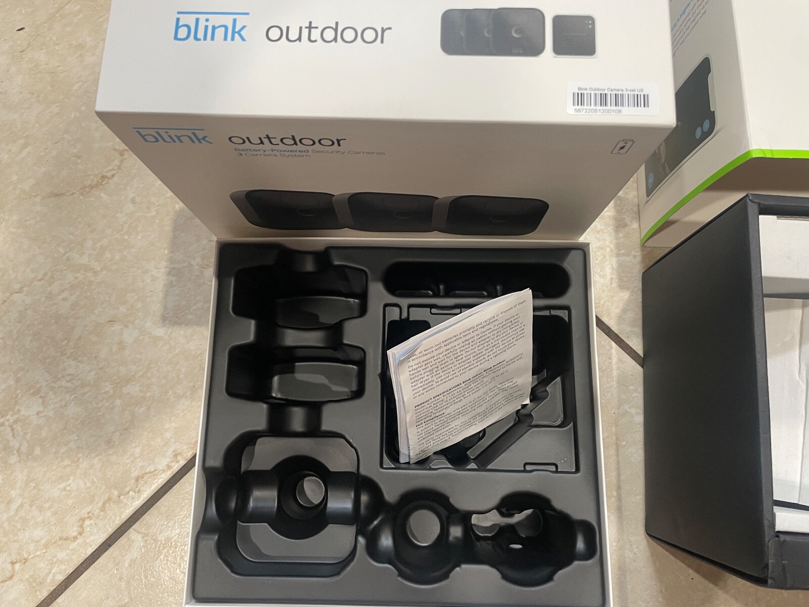 EMPTY BOX ONLY Blink XT Security Wireless Camera System Outdoor