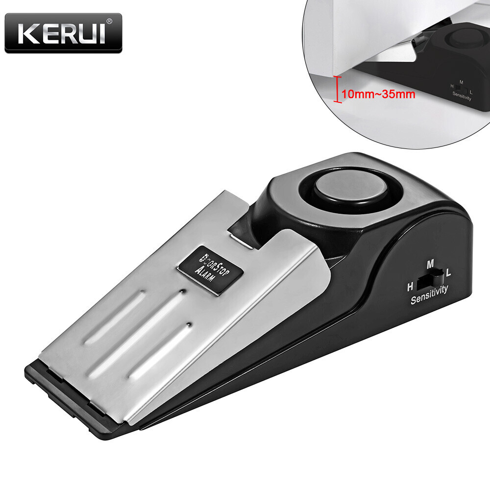 1-5 Pack Door Stop Security Alarm Wedge Stopper Portable Home Travel Anti‑Theft