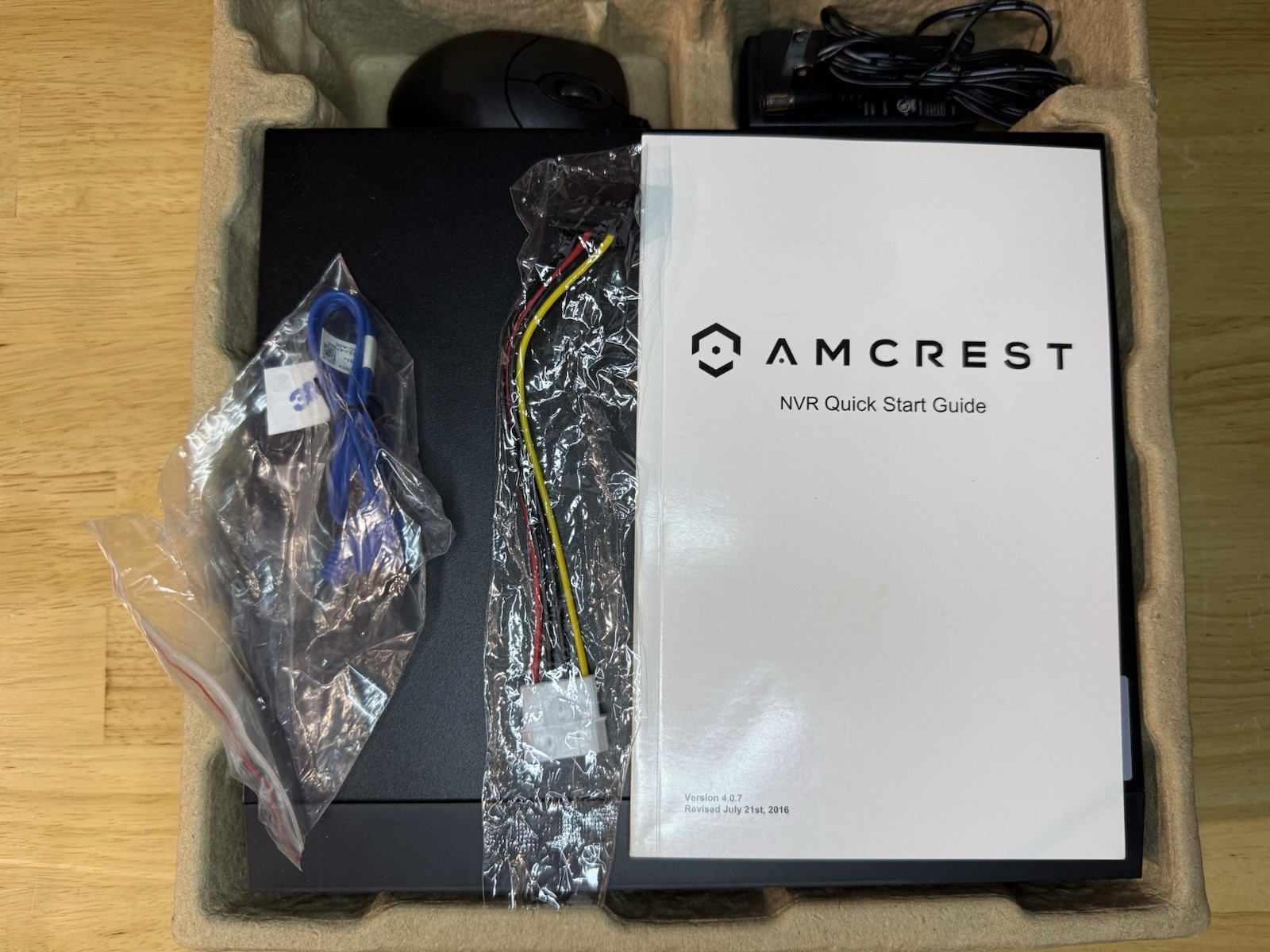 Amcrest NV4108-HS 4K NVR (8CH 1080p/3MP/4MP/5MP/6MP/8MP) (No WiFi) Open Box