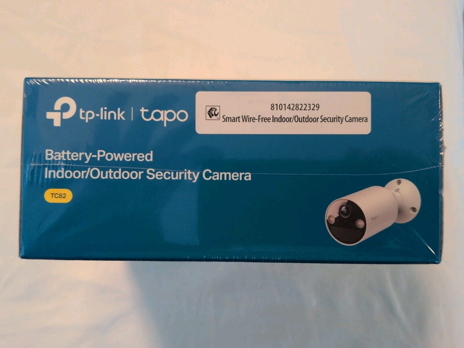 TP-Link Wirefree Battery Powered Indoor Outdoor Security Camera TC82 White