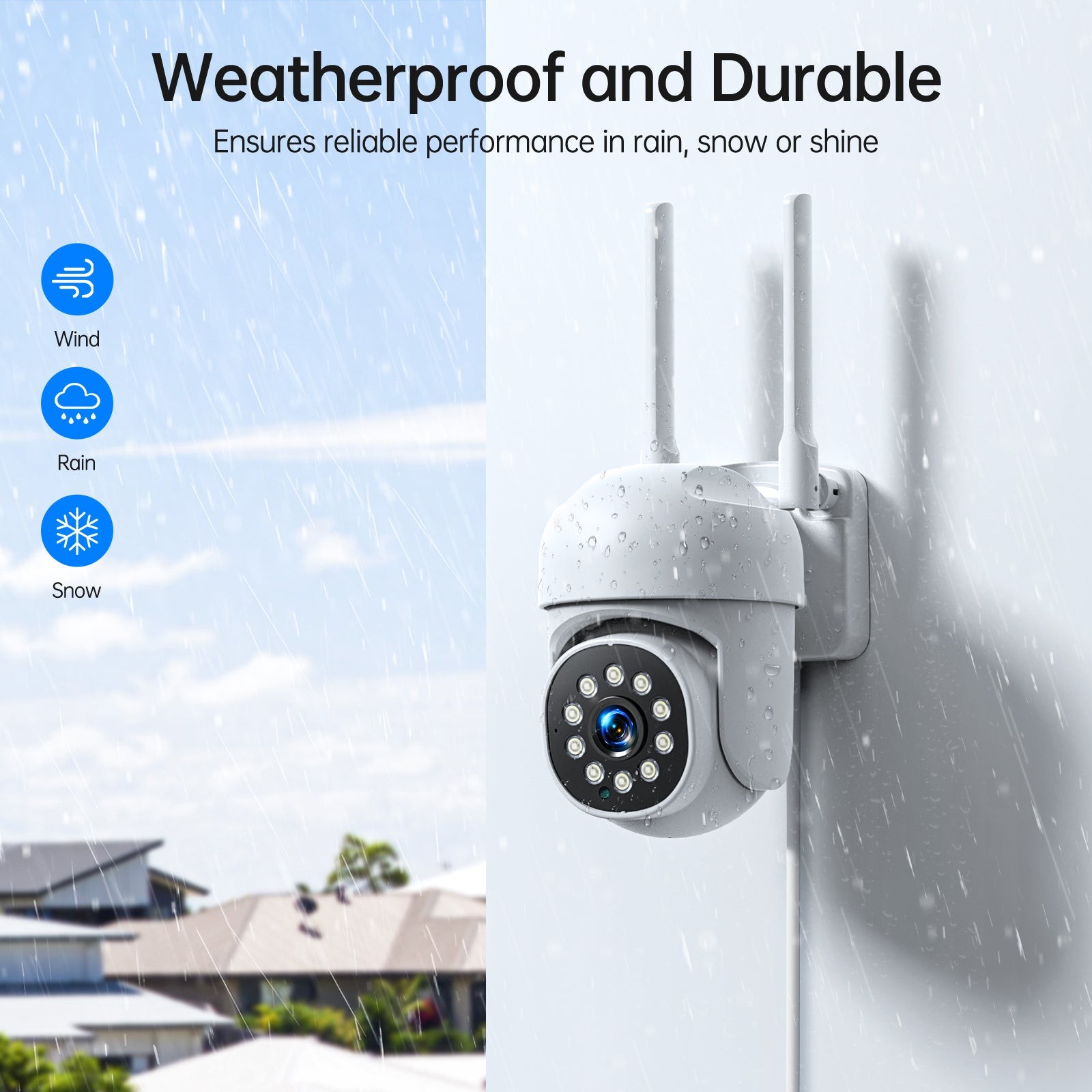 5G Wifi Wireless Security Camera System Outdoor Home Night Vision Cam 1080P HD